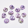 Faceted K9 Glass Rhinestone Charms RGLA-F053-A-001VL-1