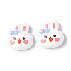 Opaque Resin Cabochons CRES-P023-02D-1