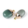 Natural Green Aventurine Pendants G-N360-05G-04-2