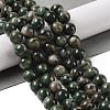 Natural Green Quartz Round Beads Strands G-Q171-D02-03-2