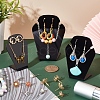3Pcs 3 Sizes Acrylic Necklace Displays Stand Set NDIS-WH0006-12-5
