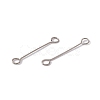 Non-Tarnish 304 Stainless Steel Connector Charms STAS-G291-03B-P-2