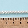 Baking Paint Pearlized Glass Pearl Round Bead Strands HY-Q003-4mm-01-5