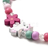 Maple Wood & Acrylic Jewelry Set SJEW-C003-02I-2