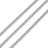 304 Stainless Steel Curb Chains CHS-M009-11P-04-1