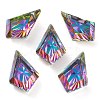 Embossed Glass Rhinestone Pendants GLAA-J101-01B-001VO-1