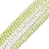 Transparent Gradient Color Glass Beads Strands X1-GLAA-H021-01B-25-2