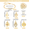 DIY Heart Themed Charm Bracelet Making Kits DIY-BBC0002-78-2