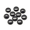 Synthetic Black Stone Cabochons G-R416-12mm-46-1-1