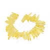 Natural Dyed Quartz Pointed Stick Beads Strands G-G791-15-3