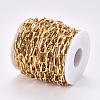 Ion Plating(IP) 304 Stainless Steel Paperclip Chains CHS-F009-02B-G-4