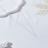 1Pc Zinc Alloy Rectangle Pendant Necklaces NJEW-LP0009-39-3