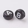 Mixed Letters Acrylic Beads X-PB40C9070-2