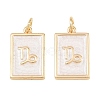 Brass Enamel Pendants KK-CBA62C2-01H-2