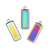 Ion Plating(IP) 304 Stainless Steel Pendant Cabochon Settings LS-STAS-I069-36MC-1