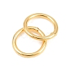Brass Closed Jump Rings KK-D257-01G-08-2