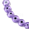 Handmade Evil Eye Lampwork Beads Strands LAMP-G164-10B-02-3