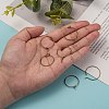 Brass Wine Glass Charm Rings EC067-2AB-NF-4