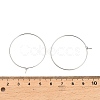 Brass Hoop Earring Findings KK-R112-038E-3