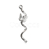 Brass Pave Cubic Zirconia Pendants KK-Q048-10P-1