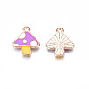 Autumn Theme Alloy Enamel Charms X-ENAM-S115-143B-3