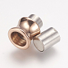 304 Stainless Steel Magnetic Clasps with Glue-in Ends STAS-E144-054LRG-3