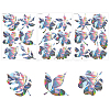 Waterproof PVC Laser No-Glue Stickers DIY-WH0321-49-1