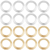 20Pcs 2 Colors Brass Linking Rings KK-BBC0010-38-1