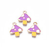 Autumn Theme Alloy Enamel Charms X-ENAM-S115-143B-1
