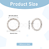 300Pcs 304 Stainless Steel Open Jump Rings STAS-DC0011-97-2