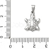 304 Stainless Steel Pendants STAS-B141-04B-P-3