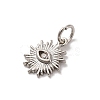 Brass Micro Pave Cubic Zirconia Charms KK-U033-04P-01-2