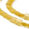 Transparent Frosted Glass Beads Strands FGLA-S001-01A-3