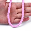 Handmade Polymer Clay Beads Strands CLAY-R089-6mm-057-6