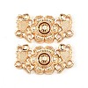 Alloy Snap Lock Clasps FIND-WH0108-19KCG-1