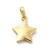 Brass Micro Pave Cubic Zirconia Pendants KK-C009-02A-2