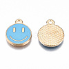 Alloy Enamel Charms ENAM-S121-165B-RS-3