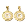 Ion Plating(IP) 304 Stainless Steel Pendants STAS-I204-C-G-1