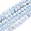 Natural Aquamarine Beads Strands G-F459-37A-2