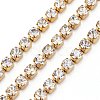 304 Stainless Steel Rhinestone Strass Chains STAS-T055-12G-A-2