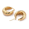 Ion Plating(IP) 304 Stainless Steel Hoop Earrings EJEW-O096-35G-2