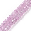 Dyed Natural Malaysia Jade Rondelle Beads Strands G-E316-2x4mm-46-3