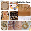300Pcs 2 Colors 5 Sizes Rack Plating Brass Beads KK-PH0006-43-6