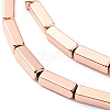 Electroplated Synthetic Non-magnetic Hematite Beads Strands G-I360-Y02-03-3