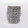 Tarnish Resistant 304 Stainless Steel Bar Link Chains CHS-H009-20P-2