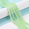 Electroplate Glass Beads Strands EGLA-A034-J2mm-L04-4