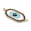 Handmade Seed Beads Links Connectors SEED-I012-02B-2