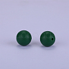 Round Silicone Focal Beads SI-JX0046A-127-2