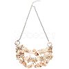 Shell Bib Statement Necklaces Set NJEW-PH0001-07-1