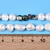 Natural Indian Agate Nuggets & Natural Cultured Freshwater Pearl Beads Strands PEAR-N023-01A-01-5